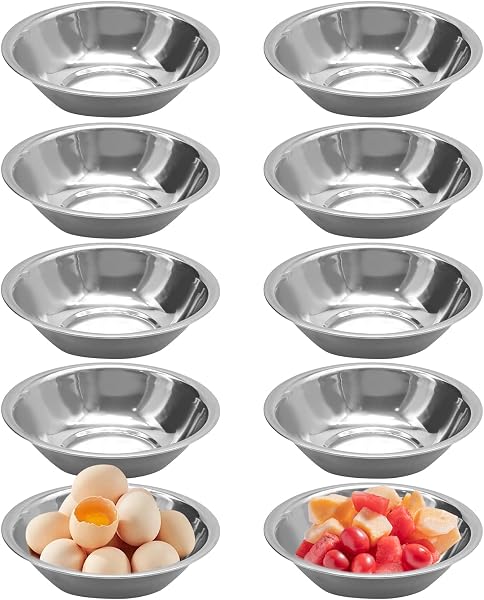 10-Piece Stainless Steel Prep Bowl Set